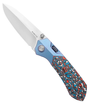 Remette RTPT-AL RT-Meteor Knife, Titanium + Carbon Fiber, S35VN, Hollow Grind