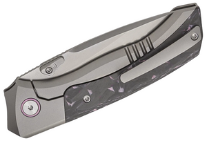 Remette RTWS-TP RT-Steed Knife, Titanium + Carbon Fiber, M390, Fine Grinding