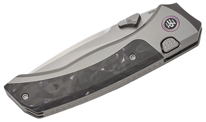 Remette RTWS-TP RT-Steed Knife, Titanium + Carbon Fiber, M390, Fine Grinding