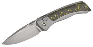 Remette RTWS-TY RT-Steed Knife, Titanium + Carbon Fiber, M390, Fine Grinding