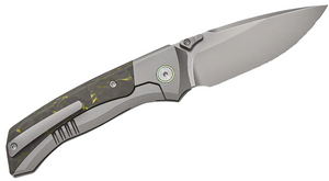 Remette RTWS-TY RT-Steed Knife, Titanium + Carbon Fiber, M390, Fine Grinding