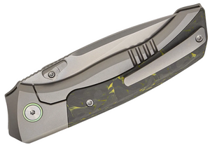 Remette RTWS-TY RT-Steed Knife, Titanium + Carbon Fiber, M390, Fine Grinding