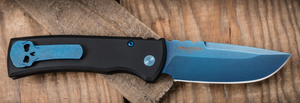 Chaves Knives PTR-SAP Redencion 229 Auto Sapphire w/ Black Handle S35VN