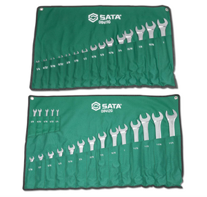 SATA ST08416G 38PCS 12 Point Combination Wrench Set (SAE15+MM23)