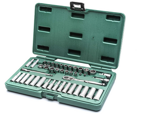 SATA ST09007U 43PC 1/4" Drive SAE and Metric Socket Set