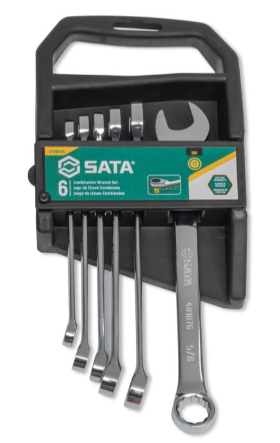 SATA ST09017G 6PC COMBINATION WRENCH SET SATA SAE