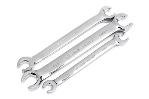SATA ST09032U 3PC Full-Polish SAE Flare Nut Line Wrench Set