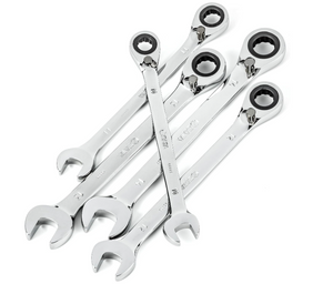 SATA ST09083SJ 5PC 12 Pt. Metric Reversible Ratcheting Wrench Set