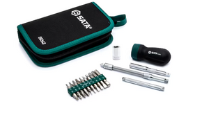 SATA ST09342SJ 25PC Ratcheting Stubby Screwdriver Set
