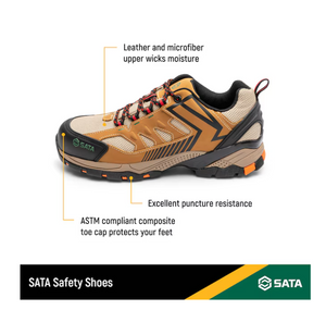 SATA STFF0401-11H Men's Safety Shoes Size 11.5 Us