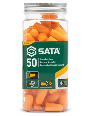 SATA STFH0301 50 Pairs ANSI and CE Compliant, Foam Earplugs