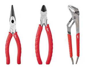 Milwaukee 48-22-6331 Comfort Grip Pliers Kit - 3 PC