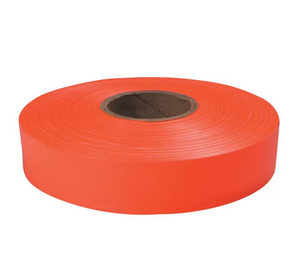 Empire 77-062 1 in. x 600 ft. Orange Flagging Tape