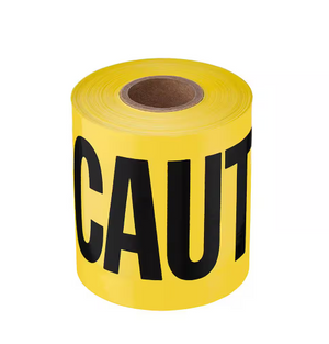 Empire 77-0201 3 in. x 200 ft. Caution Tape