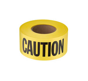 Empire 77-1002 3 in. x 1000 ft. Caution Barricade Tape (2 Pack)