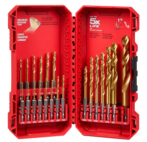 Milwaukee 48-89-4635 21PC SHOCKWAVE IMPACT Titanium Twist Drill Bit Set