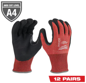 Milwaukee 48-22-8949B Cut Level 4 Nitrile Dipped Gloves - XXL (12 Pack)