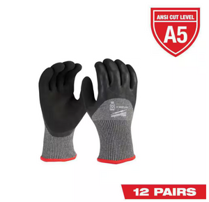 Milwaukee 48-73-7952B Level 5 Cut Resistant Winter Work Gloves - L (12 Pack)