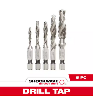 Milwaukee 48-89-4875 5PC SHOCKWAVE™ Impact Duty Metric Drill and Tap Bit Set