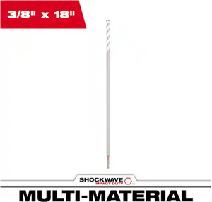 Milwaukee 48-20-8864 3/8" x 16" x 18" Carbide Bellhanger Multi-Material Bit