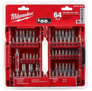 Milwaukee 48-32-1552 64PC Screw Driver Bit Set