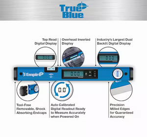 Empire e105.48H 48 in. True Blue Digital Box Level