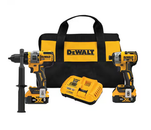 DeWalt DCK2100P2 20V Hammer Drill and 20V Impact Driver with FLEXVOLT Combo Kit