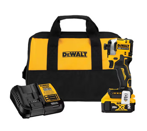 DeWalt DCF850P1 20V MAX ATOMIC Brushless Cordless 3-Speed 1/4" Impact Driver Kit