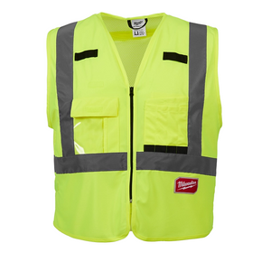 Milwaukee 48-73-5063 Class 2 High Vis Yellow Safety Vest - 2XL/3XL