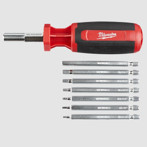 Milwaukee 48-22-2134 9-in-1 SAE HEX/KEY Drive Multi-bit Driver
