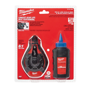Milwaukee 48-22-3982 100' Bold Line Kit w/ Blue Chalk