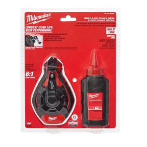 Milwaukee 48-22-3986 100' Bold Line Kit w/ Red Chalk