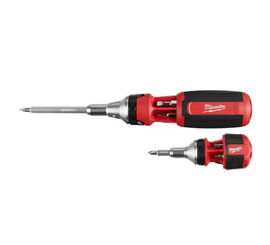 Milwaukee 48-22-2322C 9in1 Square Drive Ratcheting + 8in1 Compact Screwdrivers