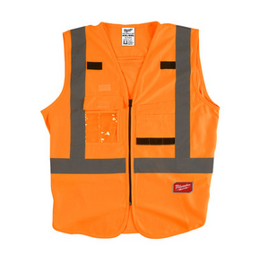 Milwaukee 48-73-5034 4XL/5XL Class 2 High Vis Orange Safety Vest