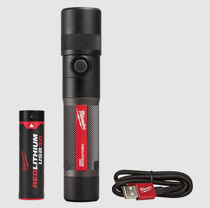 Milwaukee 2161-21 REDLITHIUM USB 1100L Twist Focus Flashlight