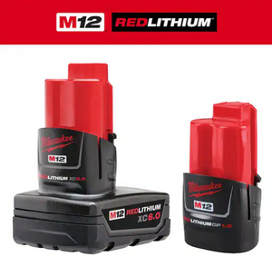 Milwaukee 48-11-2460S M12 12-Volt 6 Ah and 3 Ah Battery Pack