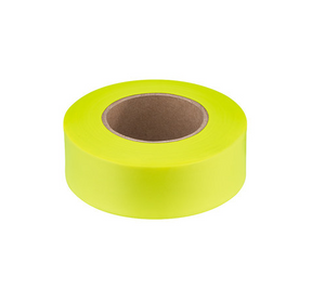 Empire 77-004 Yellow Flagging Tape 200'x1" Durable Plastic