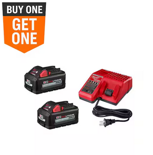Milwaukee 48-59-1862S M18 Starter Kit w/ Two 6.0 Ah Battery + Charger (Open Box)
