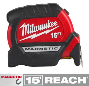 Milwaukee 48-22-0325 25ft Compact Wide Blade Magnetic Tape Measure