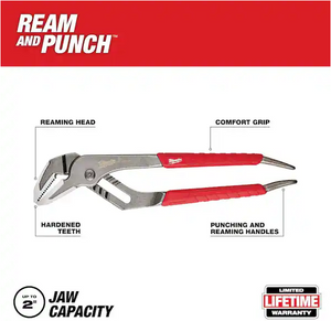 Milwaukee 48-22-6310 10" Straight-Jaw Pliers w/ Comfort Grip (Open Box)