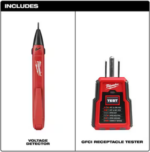 Milwaukee 2226-20 Non-Contact Voltage and GFCI Receptacle Premium Test Kit