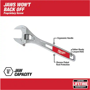Milwaukee 48-22-7406 6 in. Adjustable Wrench