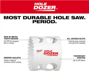 Milwaukee 49-56-9645 4 in. Hole Dozer Bi-Metal Hole Saw