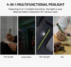OLIGHT OPEN3 O'Pen 3 Multifunctional Pen Light w/ 120 Lumens & Green Laser