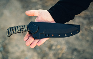 TOPS Knives MT-21FE Mission Team 21 Field Edition, Tan/Black G10, Tan/Black G10