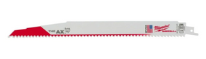 Milwaukee 48-00-8027 12" 5 TPI AX™ SAWZALL® Blade for Wood with Nails (25 PK)