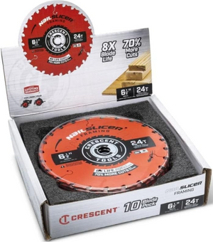 Crescent CSBFR-624-10 6-1/2" 24T FRAMING - 10 PACK