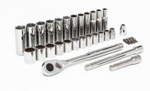 Crescent CSWS9C 32-piece 3/8" drive metric mechanics tool set