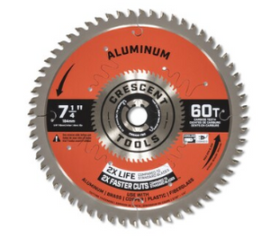 CrescentCSBAM-760  7-1/4" 60T MED. ALUMINUM BLADE