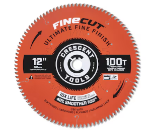 Crescent CSBUL-12100 12" 100T ULTIMATE FINISH BLADE